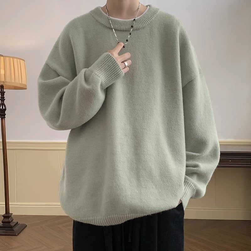 Sweater Men's Autumn And Winter New Loose And Lazy Style High Sense
