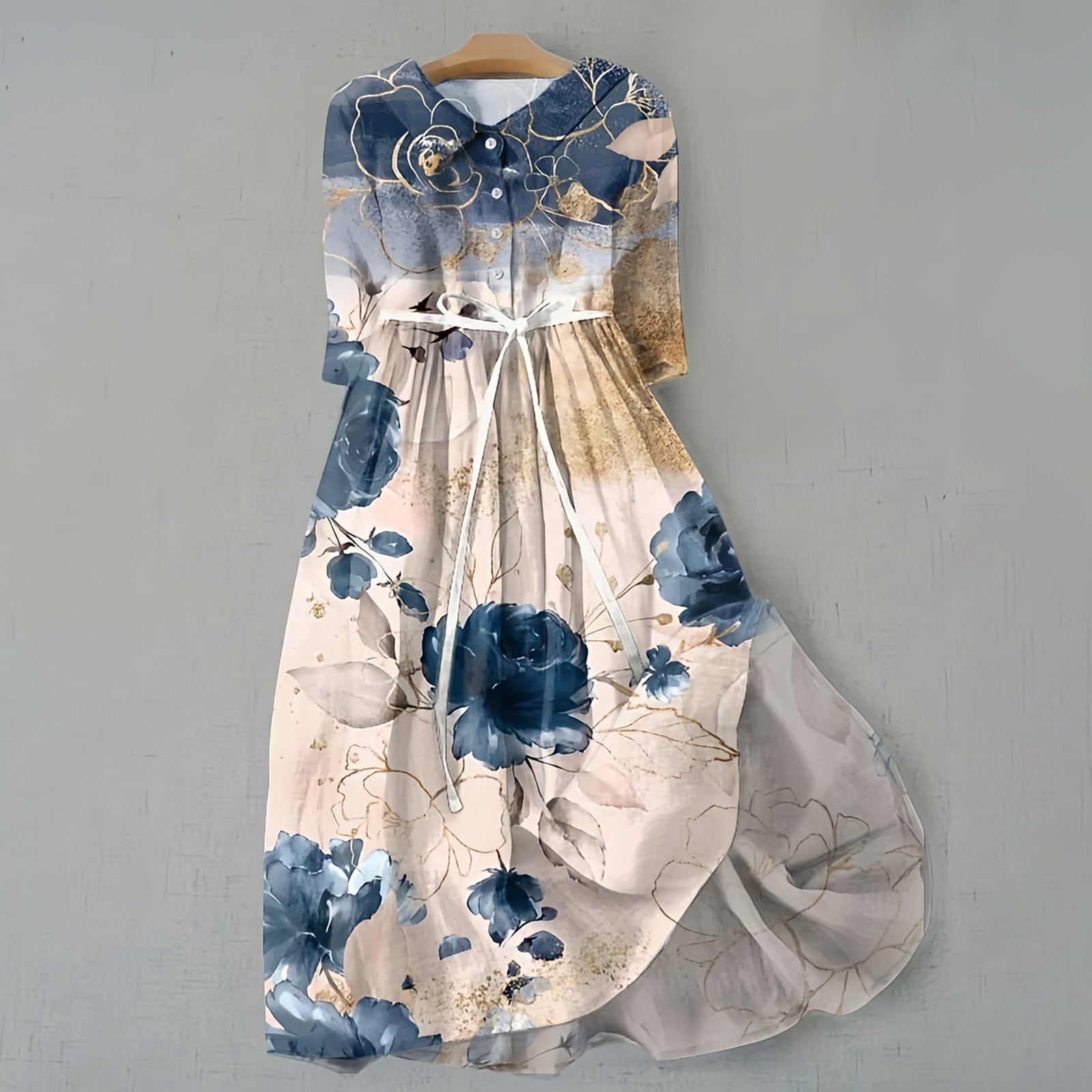 Shirt Dress Bohemian Vacation Style