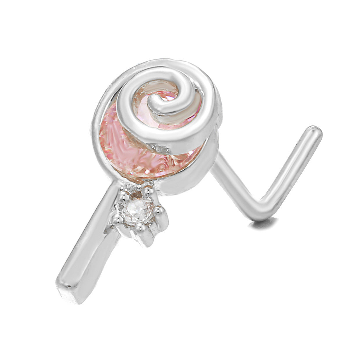 New Zircon Nose Stud Fashion Geometric Personality