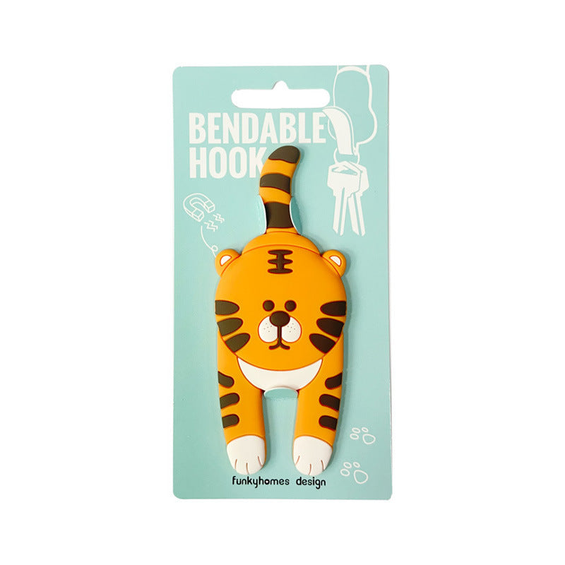 Cartoon Animal Refrigerator Stickers Hook Wire-wrap Board Magnetic Accessories Office Universal