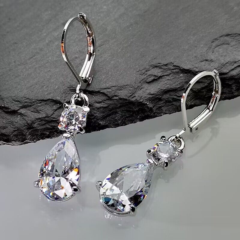 Fashion Creative Simple Drop-shaped Long Earrings