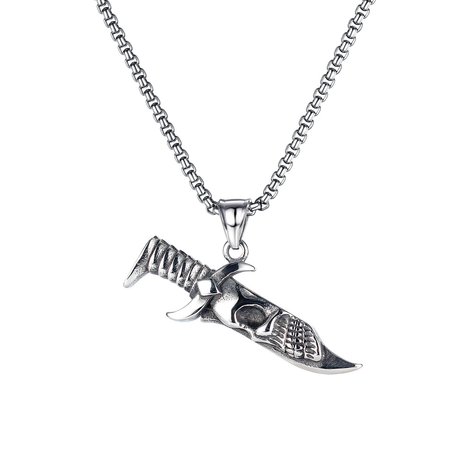 New Skull Men's Stainless Steel Necklace
