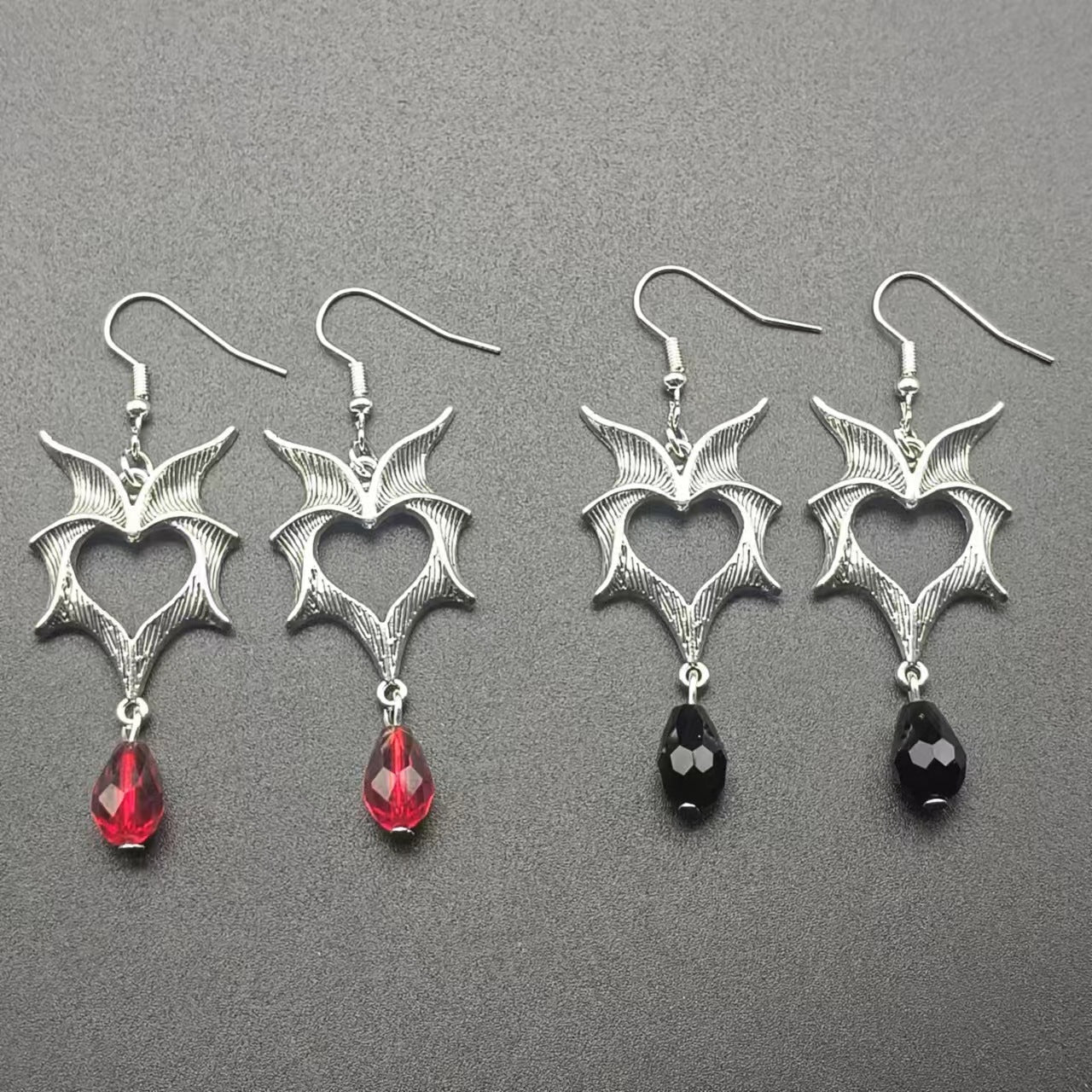 Creative Fashion Halloween Retro Wings Jewelry Earrings