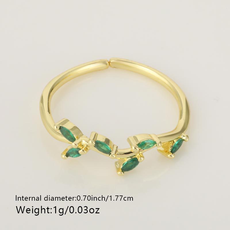 High-grade Flower Open Ring Special-interest Design
