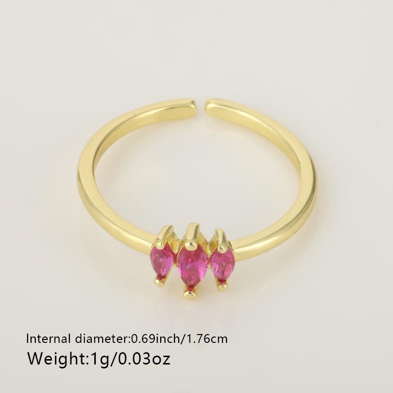 High-grade Flower Open Ring Special-interest Design