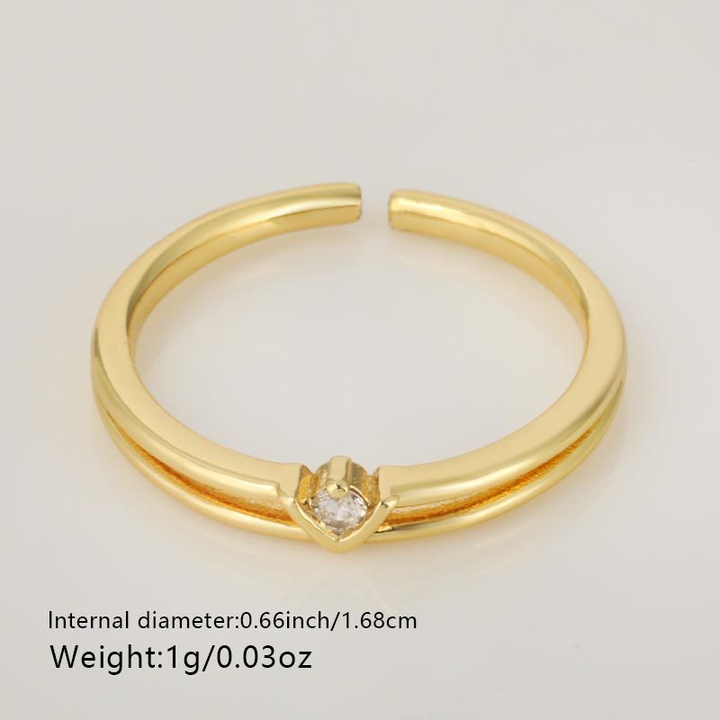 High-grade Flower Open Ring Special-interest Design