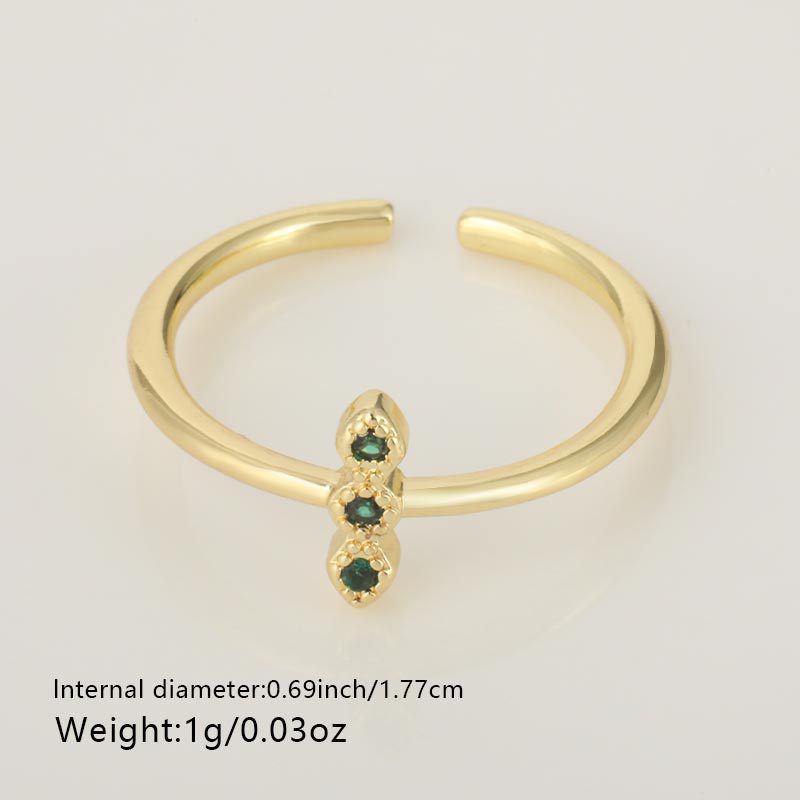 High-grade Flower Open Ring Special-interest Design