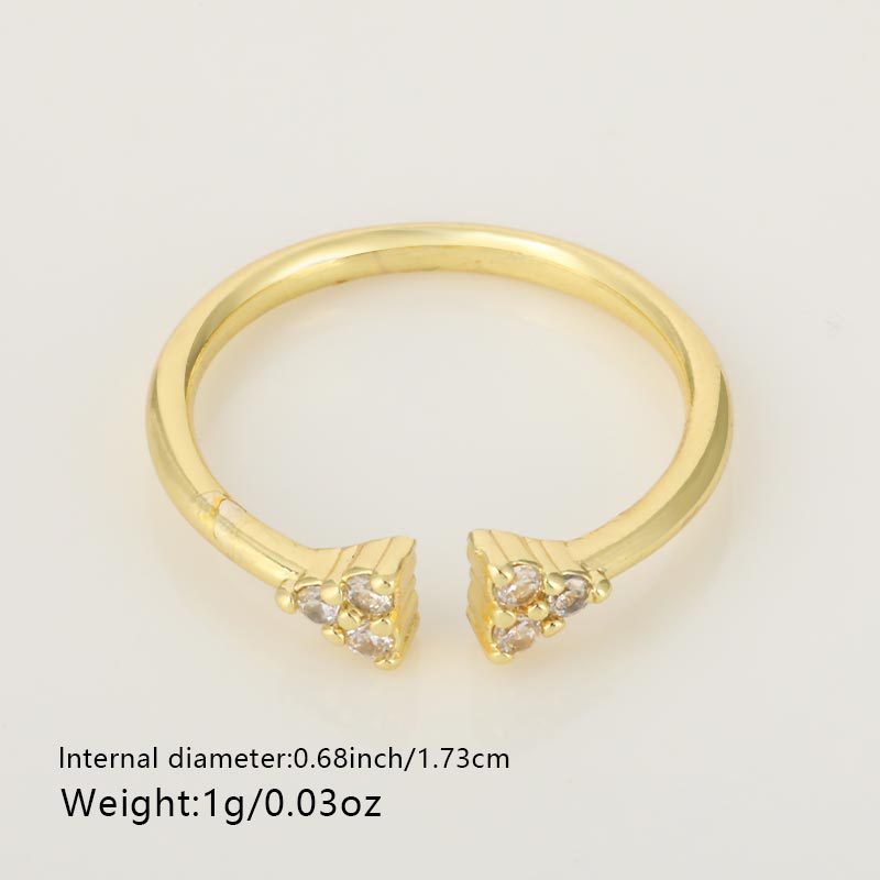 High-grade Flower Open Ring Special-interest Design