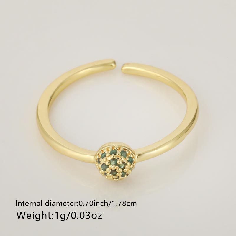 High-grade Flower Open Ring Special-interest Design