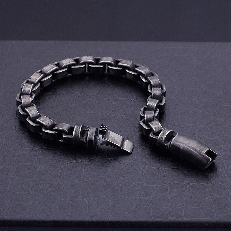 European And American Fashion Titanium Steel Retro Personalized Bracelet