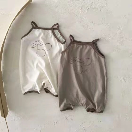Pure Cotton Camisole  Boys Summer Clothing Sports Surfing Jumpsuit