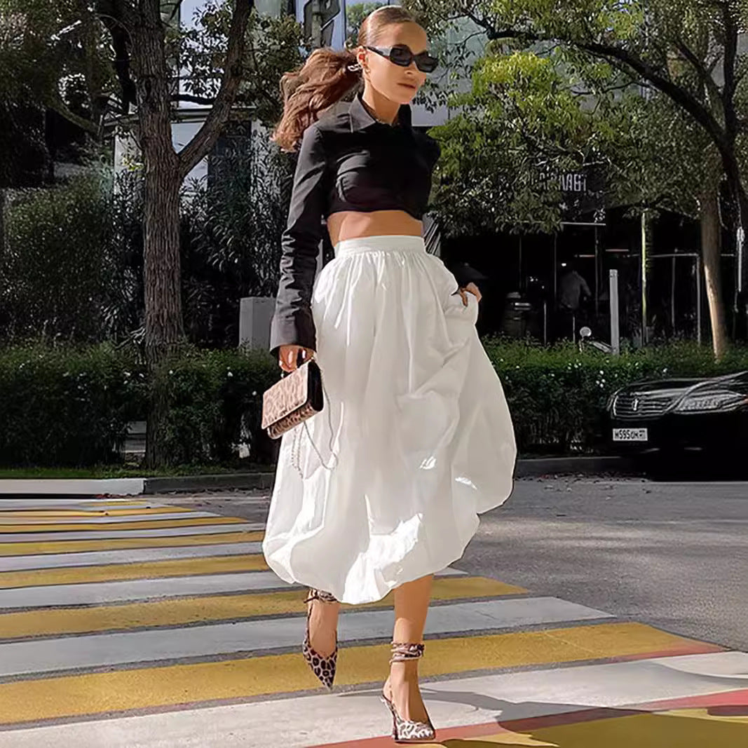 Daily Comfort And Casual Girlish Style Skirt For Women
