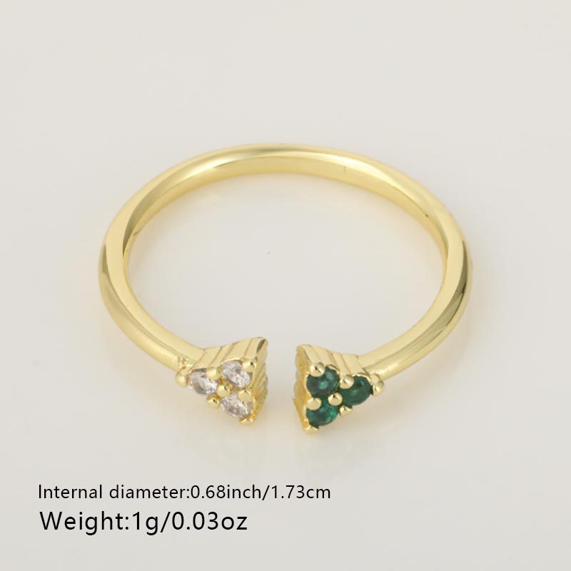 High-grade Flower Open Ring Special-interest Design