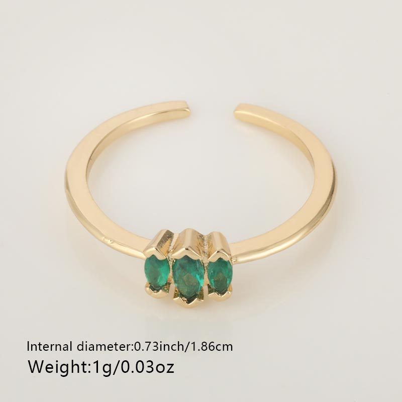 High-grade Flower Open Ring Special-interest Design