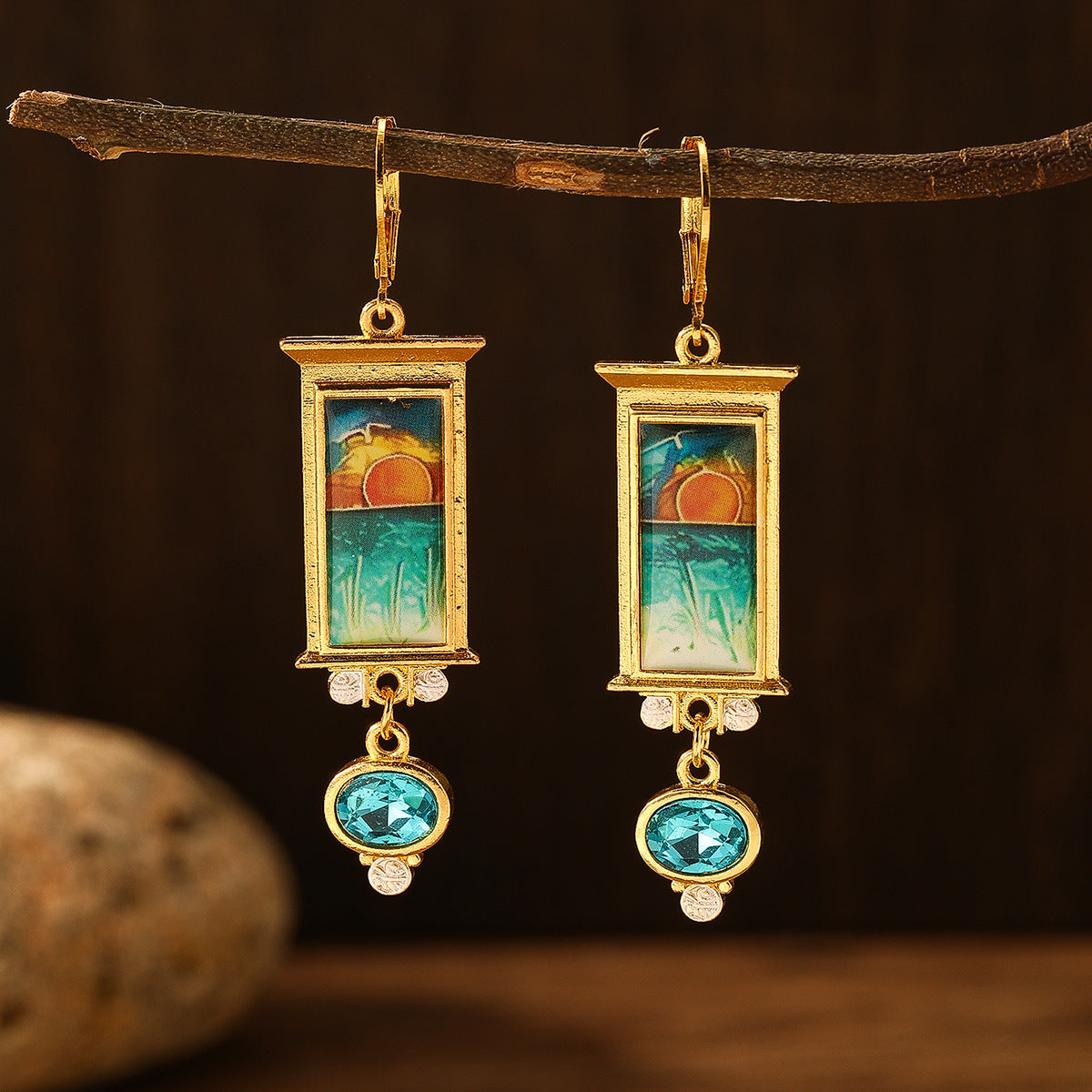 Retro Simple And Exaggerated Earrings