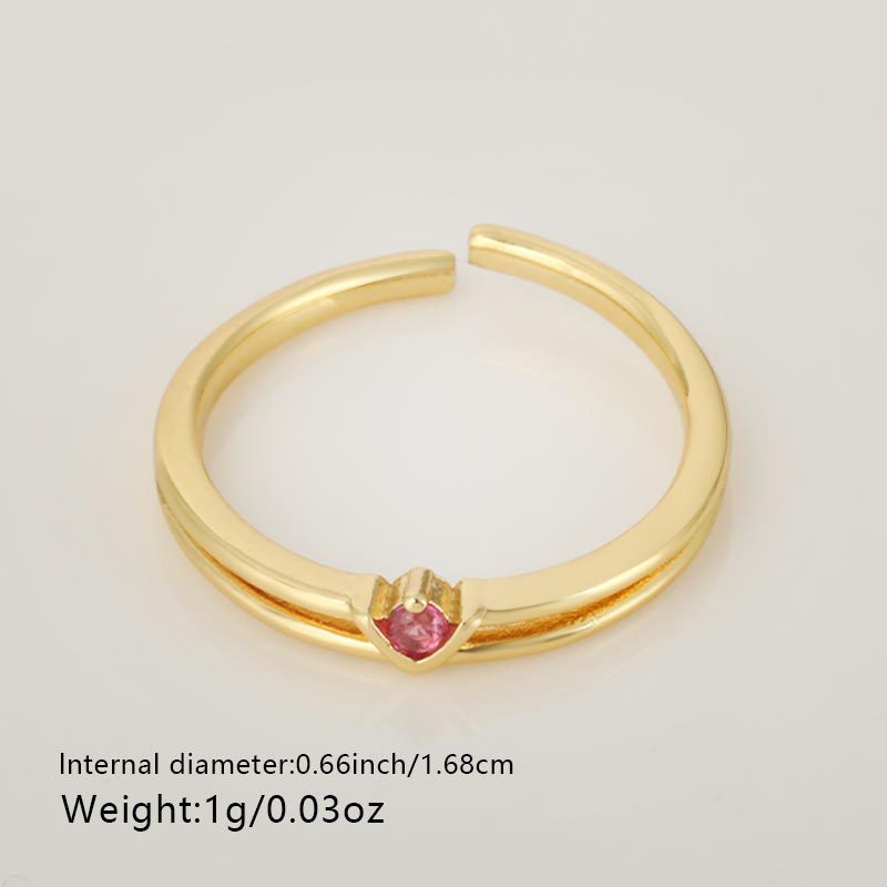 High-grade Flower Open Ring Special-interest Design