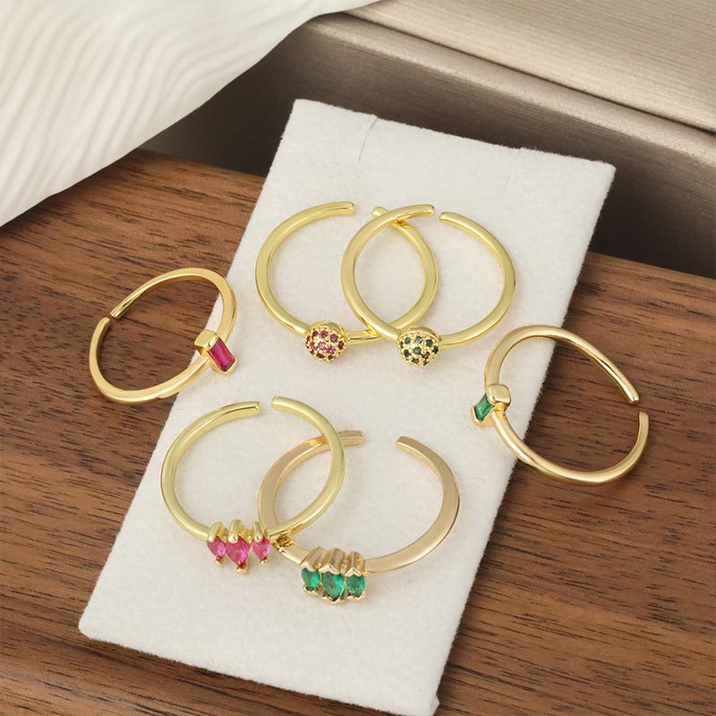 High-grade Flower Open Ring Special-interest Design