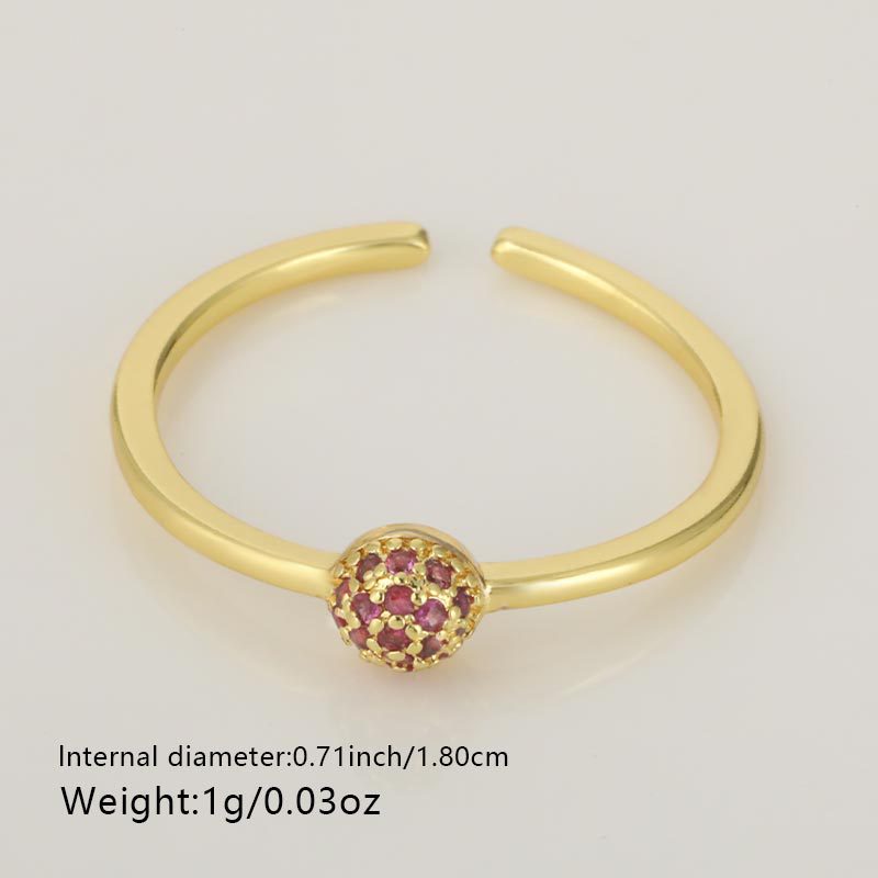 High-grade Flower Open Ring Special-interest Design