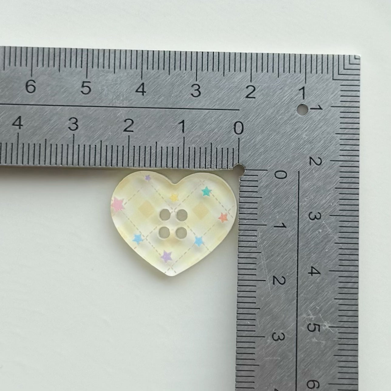 Button Cartoon Plaid Acrylic DIY Clothes Accessories