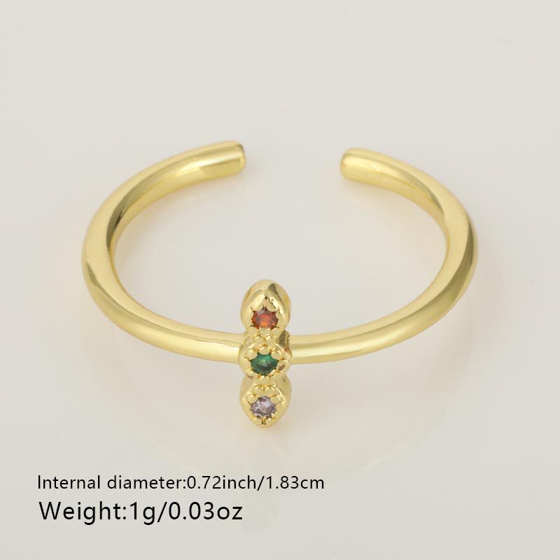 High-grade Flower Open Ring Special-interest Design