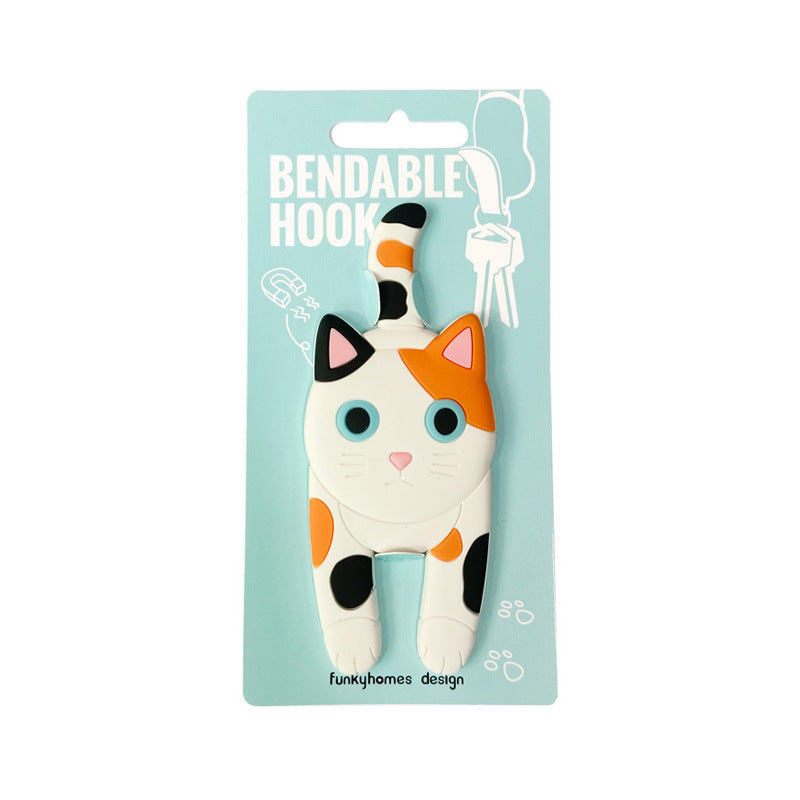 Cartoon Animal Refrigerator Stickers Hook Wire-wrap Board Magnetic Accessories Office Universal