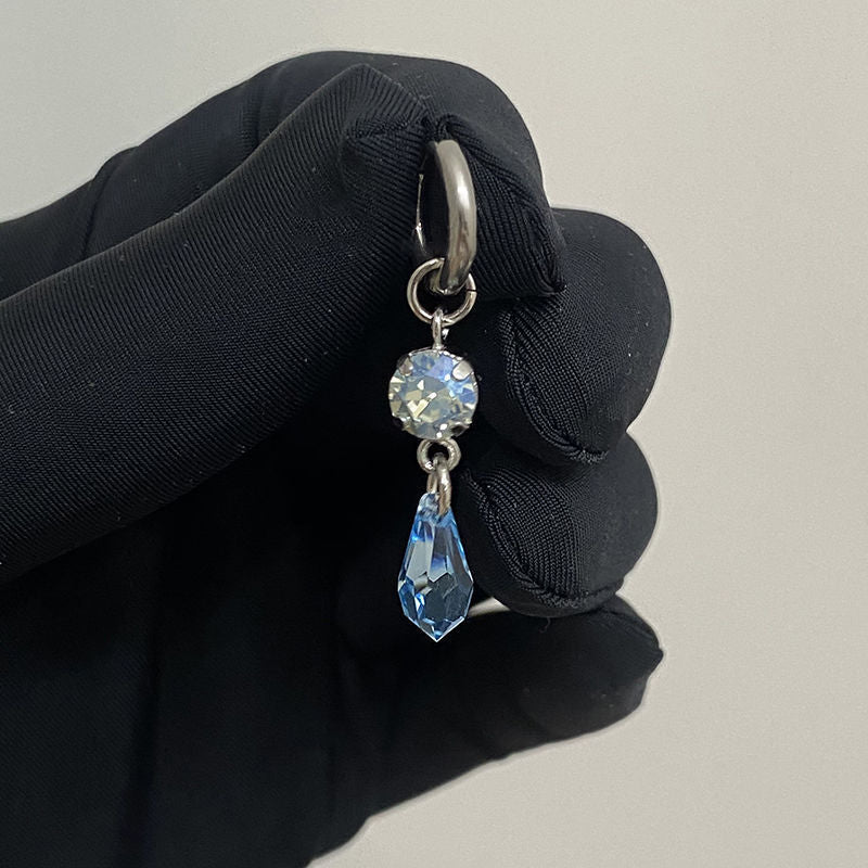 Water Drop Pendant Female Minority All-match High Sense Delicate Earrings