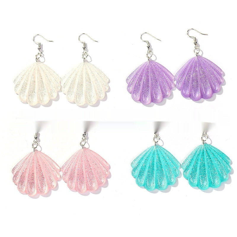 Resin Ocean Wind Personalized Simple Earrings