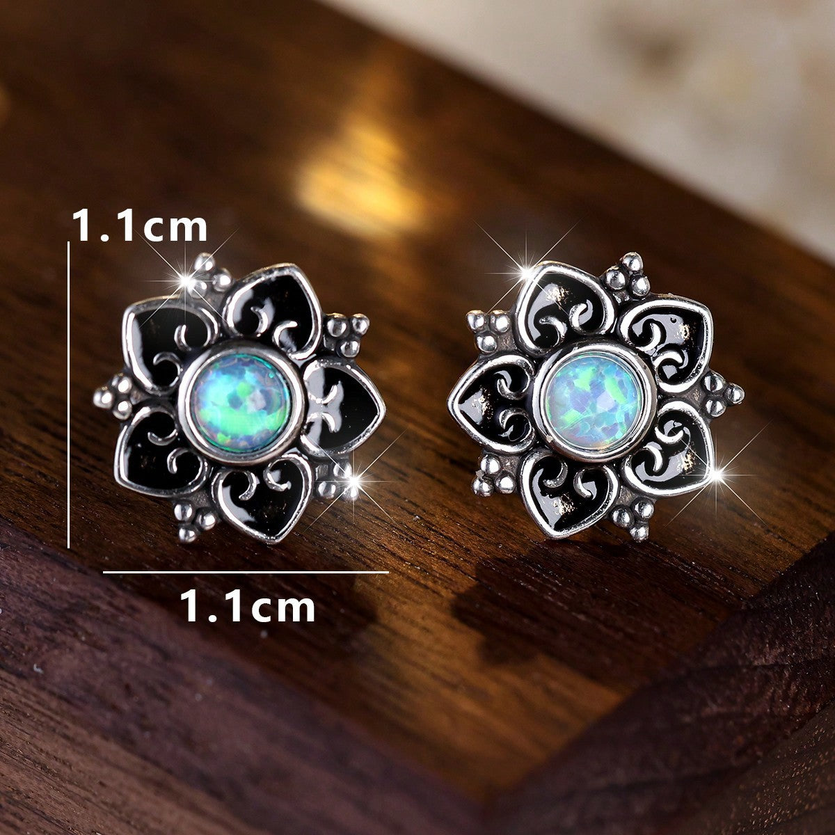 Bohemian Casual Flower Stud Earrings For Women