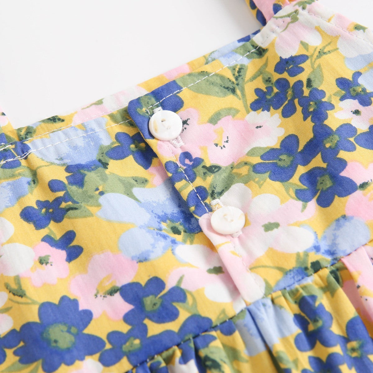 Two-piece Sling Baby Clothing Summer Korean Floral