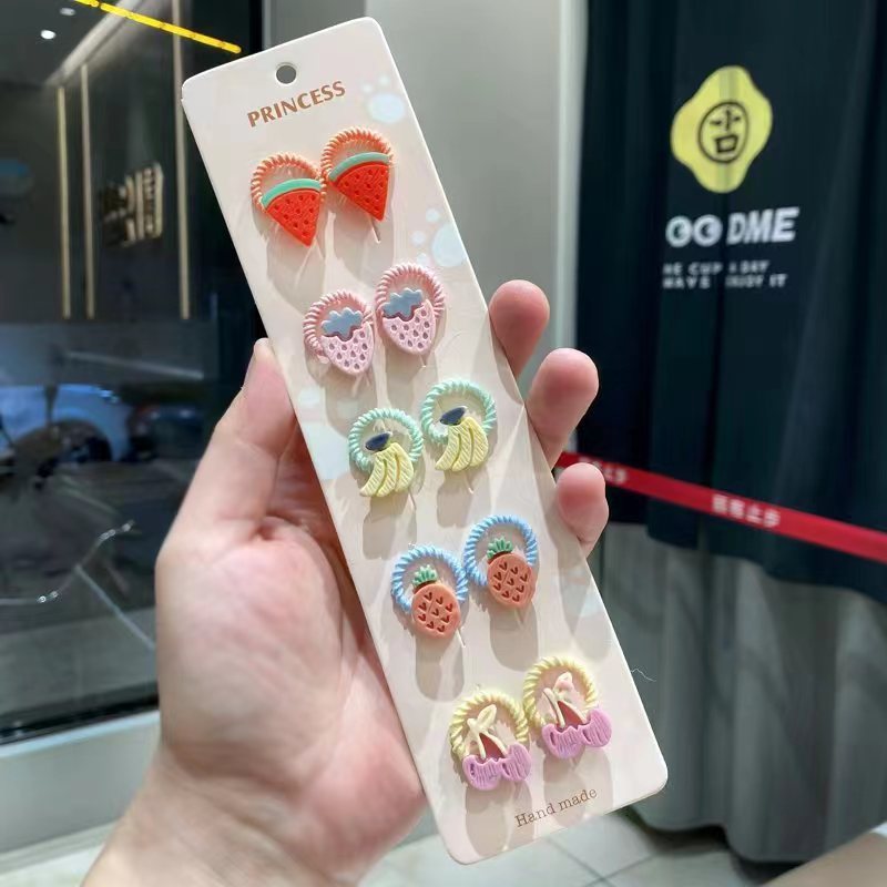 Summer Baby Resin Hair Accessories Toddler Hair Rope