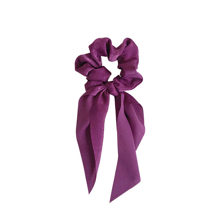 New Velvet Ribbon Large Intestine Ring Retro Detachable Scarf Headband Hair Accessories