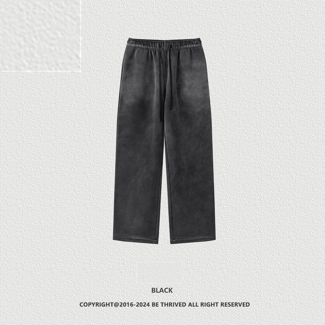 Men's Loose Velvet Thickened Wide Leg Straight Casual Pants