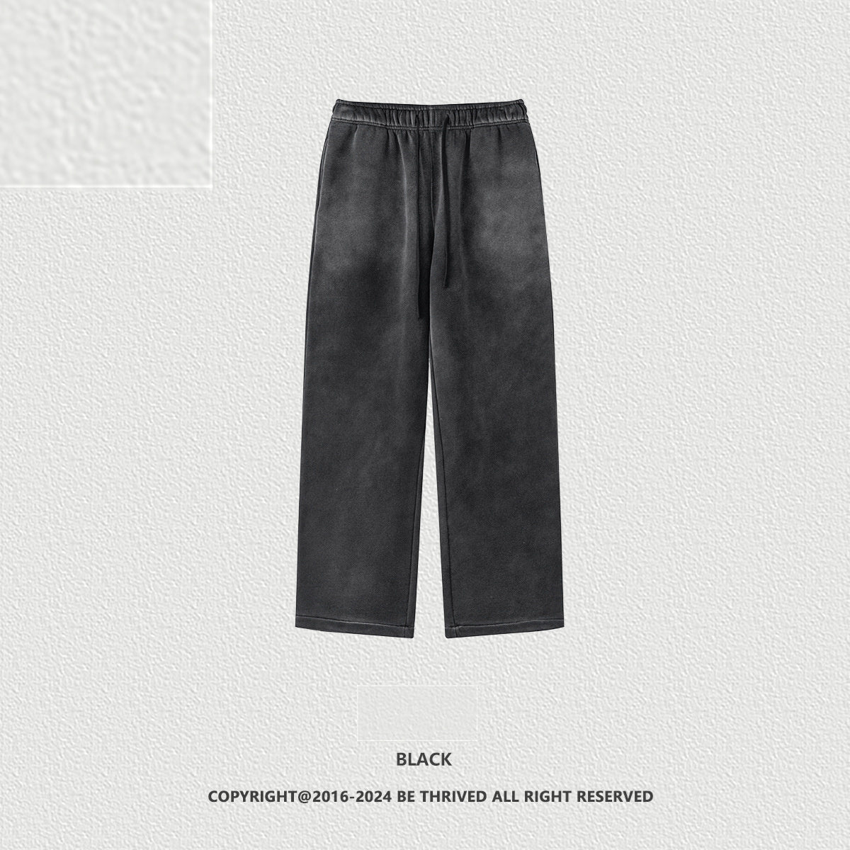 Men's Loose Velvet Thickened Wide Leg Straight Casual Pants