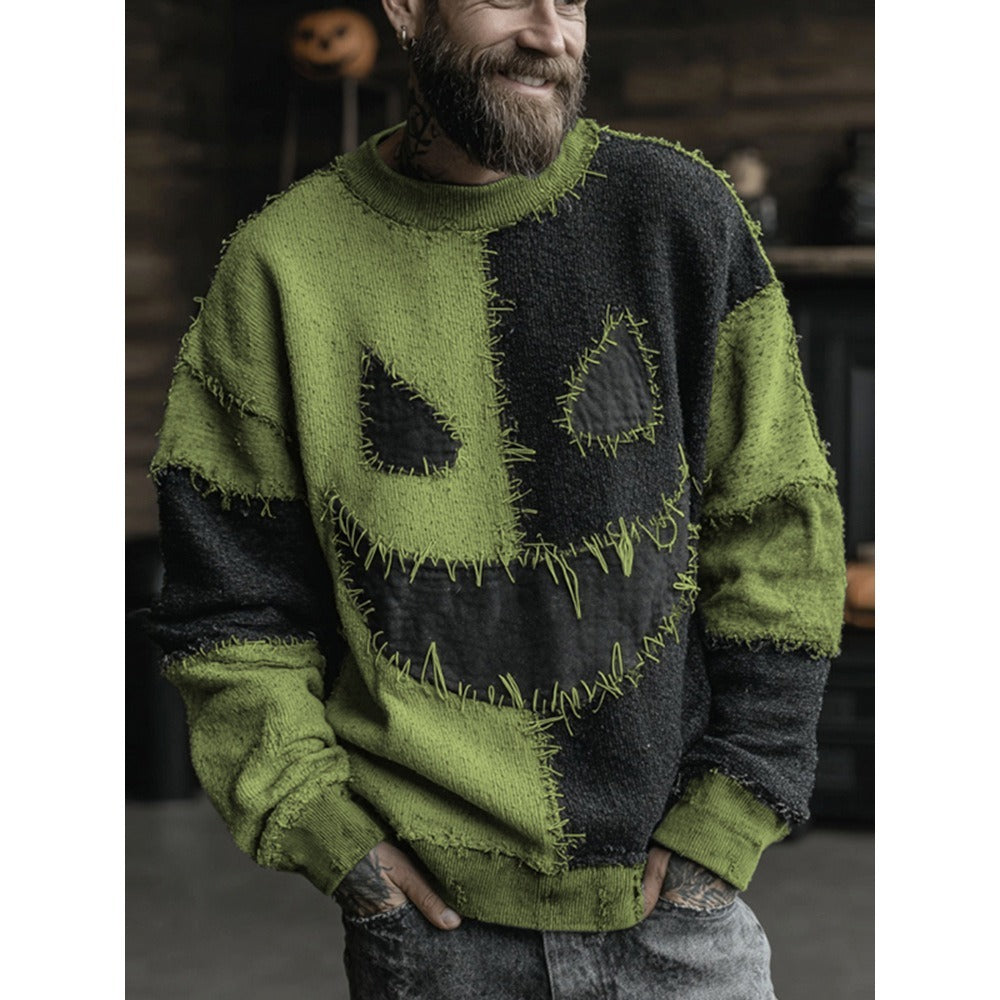 Halloween Men And Women Same Style Loose Sweater