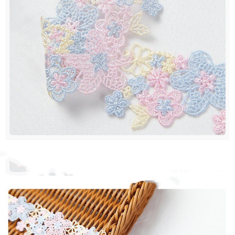 Multi-color Lace Accessories Water Soluble Lace Embroidery