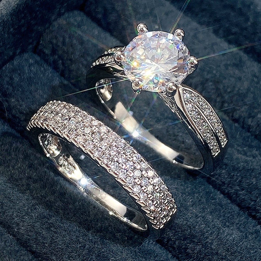 Luxury Wedding Combined Ring Simple Bracelet