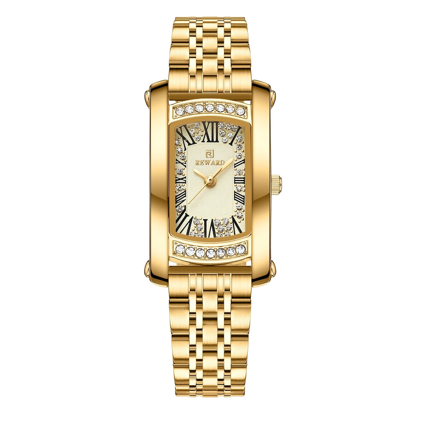 Affordable Luxury Fashion Waterproof Women's Square Quartz Wrist Watch