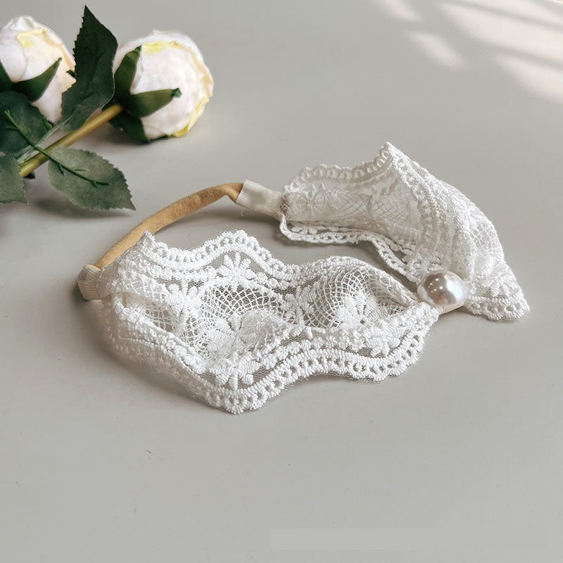 Children's Hair Accessories Lace Elastic Headband