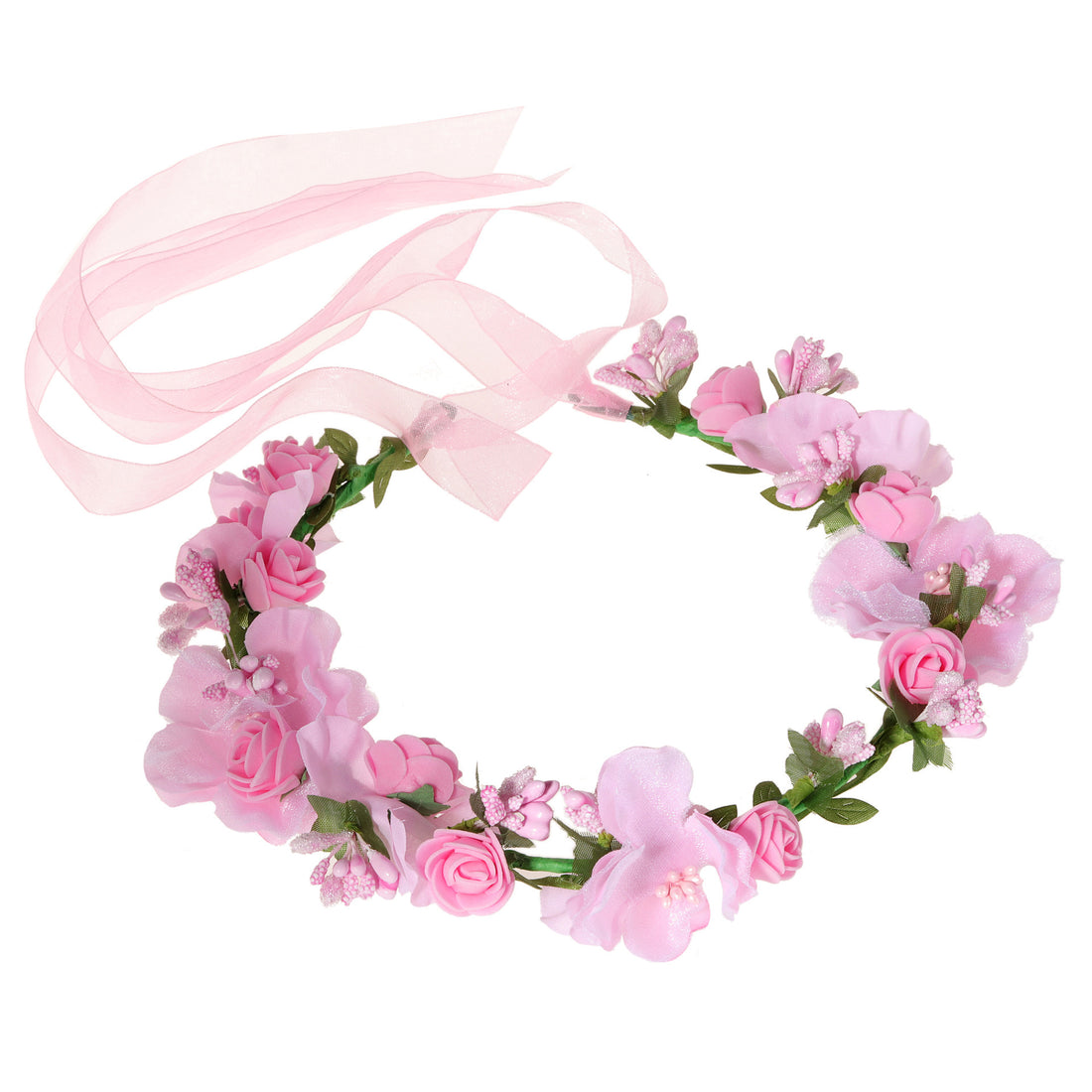 Women's Artificial Flower Garland Headdress Vacation Bridesmaid Accessories