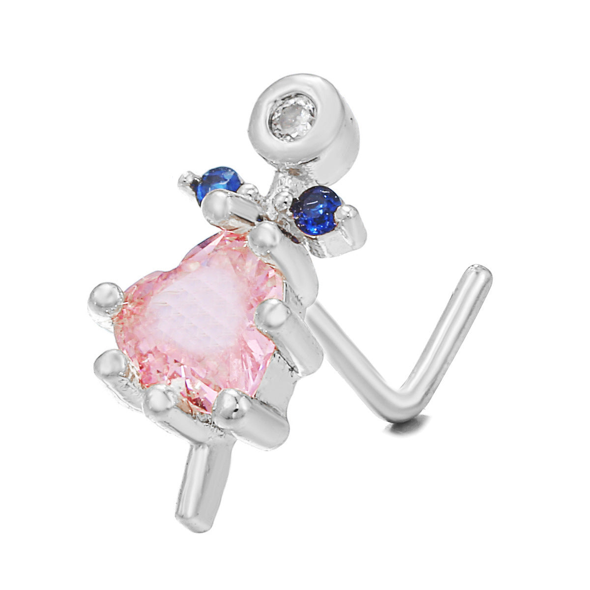 New Zircon Nose Stud Fashion Geometric Personality