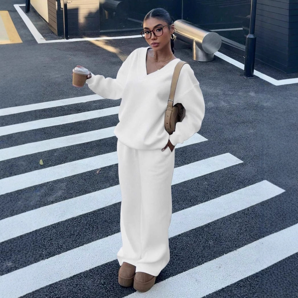 Suit Sweater Long Sleeve Loose Casual American Style