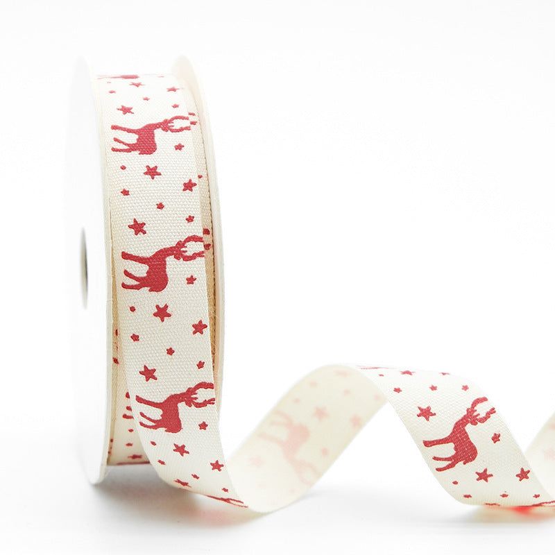 Cotton Printing Packaging Tape DIY Handmade Material Clothing Accessories