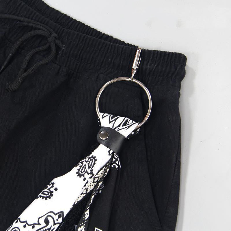 Accessories Hip Hop Hiphop Paisley Square Scarf Phants Zipper
