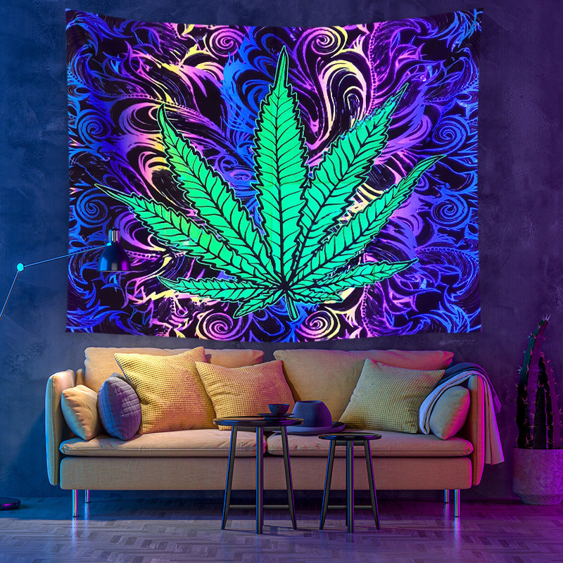 Fluorescent UV Light Printing Home Decor Tapestry Beach Towel