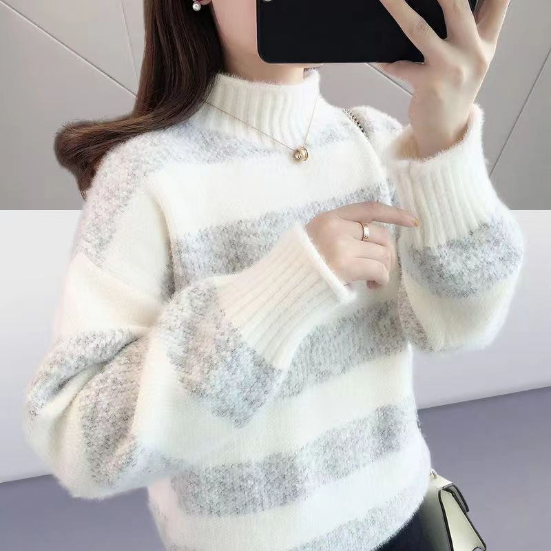 Raw Sweater Female Loose Outer Wear