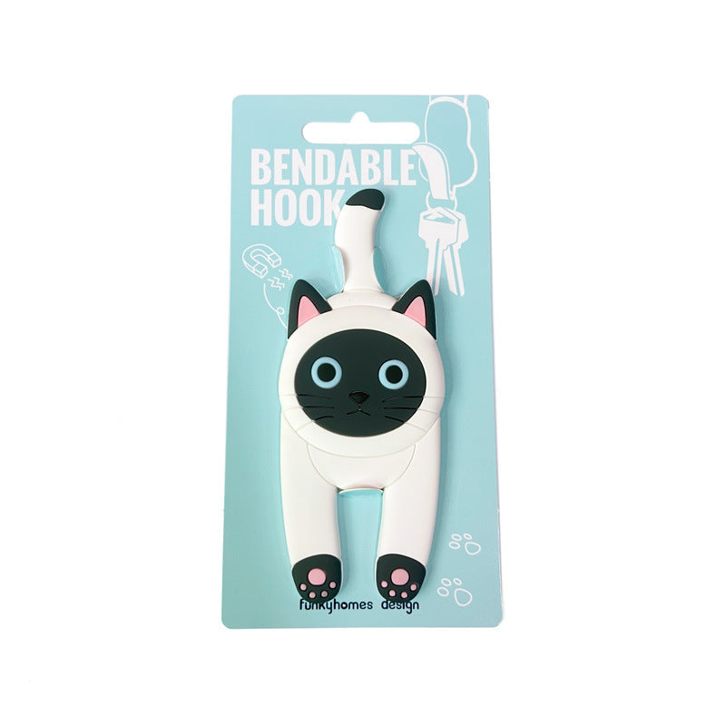 Cartoon Animal Refrigerator Stickers Hook Wire-wrap Board Magnetic Accessories Office Universal