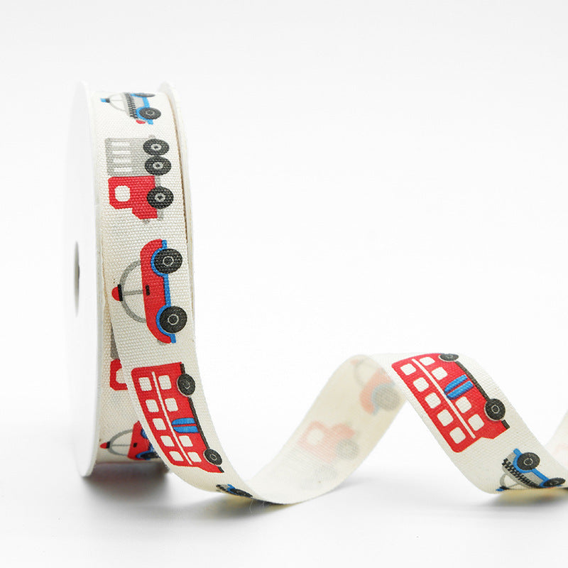 Cotton Printing Packaging Tape DIY Handmade Material Clothing Accessories