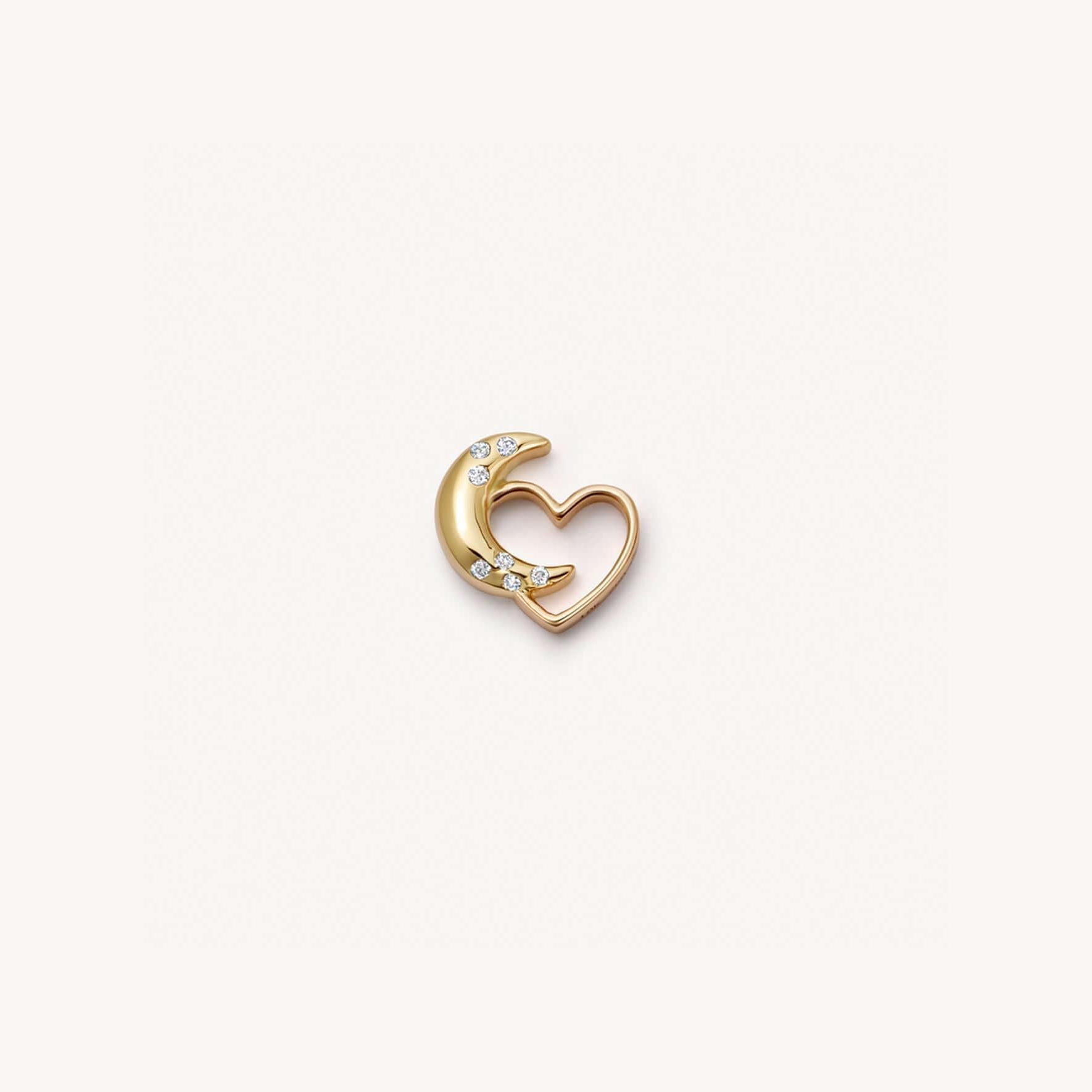 Small Pendant Necklace Female With Hearts Zircon Full Diamond Clavicle Chain