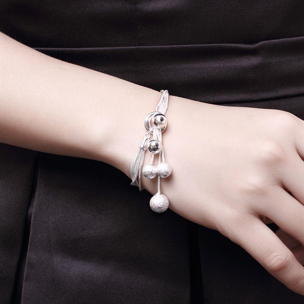 Fashion Jewelry Small O Hanging Sand Light Bead Bracelet