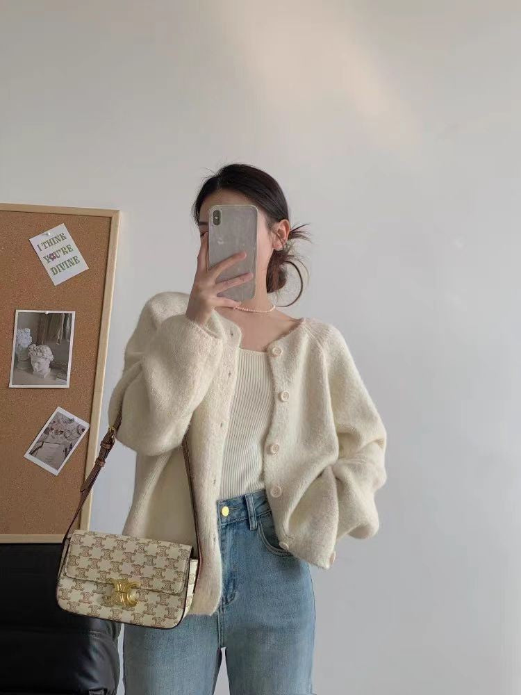 Fashion Loose And Slimming Outer Wear Thick Top